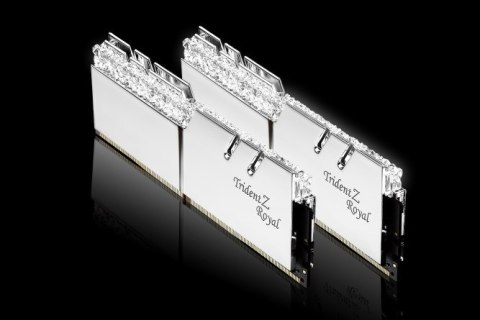 G.SKILL G.SKILL TRIDENTZ ROYAL RGB DDR4 2X16GB 3200MHZ CL16 XMP2 SILVER F4-3200C16D-32GTRS G.SKILL G.SKILL TRIDENTZ ROYAL RGB DDR4 2X16GB 3200MHZ CL16 XMP2 SILVER F4-3200C16D-32GTRS