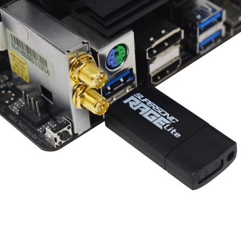 Patriot Memory PATRIOT RAGE LITE 120 MB/s 64GB USB 3.2 czarny Patriot Memory PATRIOT RAGE LITE 120 MB/s 64GB USB 3.2 czarny