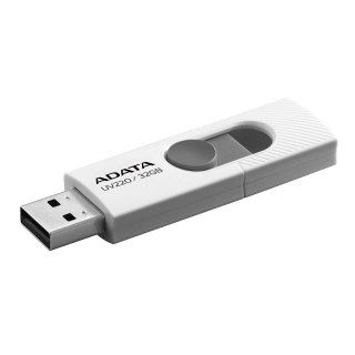 ADATA Pendrive ADATA UV220 AUV220-32G-RWHGY (32GB; USB 2.0; kolor biały)