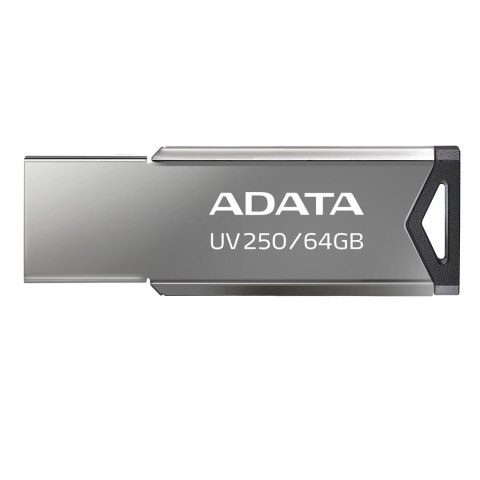 ADATA Pendrive ADATA UV250 AUV250-64G-RBK (64GB; USB 2.0; kolor srebrny) ADATA Pendrive ADATA UV250 AUV250-64G-RBK (64GB; USB 2.0; kolor srebrny)