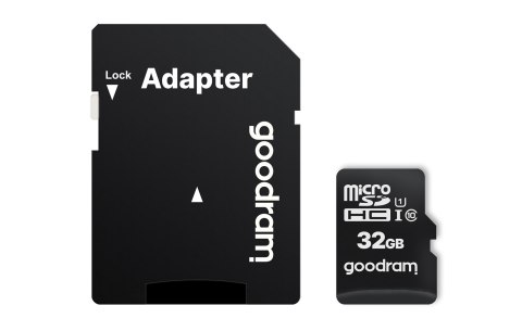 GoodRam Karta pamięci GoodRam M1AA-0320R12 (32GB; Class 10; + adapter) GoodRam Karta pamięci GoodRam M1AA-0320R12 (32GB; Class 10; + adapter)