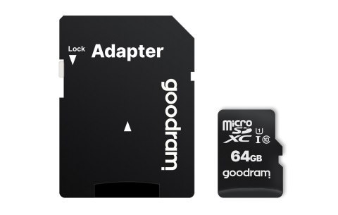 GoodRam Karta pamięci GoodRam M1AA-0640R12 (64GB; Class 10; + adapter) GoodRam Karta pamięci GoodRam M1AA-0640R12 (64GB; Class 10; + adapter)
