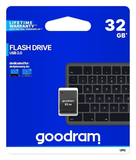 GoodRam Pendrive GoodRam Piccolo UPI2-0320K0R11 (32GB; USB 2.0; kolor czarny) GoodRam Pendrive GoodRam Piccolo UPI2-0320K0R11 (32GB; USB 2.0; kolor czarny)