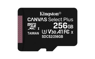 Kingston Karta pamięci Kingston Canvas Select Plus SDCS2/256GBSP (256GB; Class 10, Class A1; Karta pamięci)