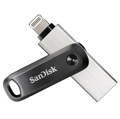 SanDisk Pendrive SanDisk iXpand GO SDIX60N-128G-GN6NE (128GB; Lightning, USB 3.0; kolor srebrny) SanDisk Pendrive SanDisk iXpand GO SDIX60N-128G-GN6NE (128GB; Lightning, USB 3.0; kolor srebrny)