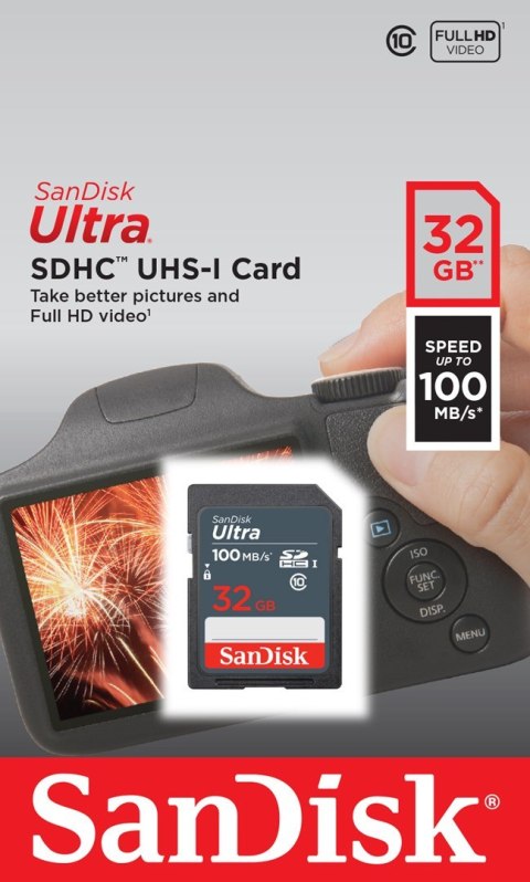 SanDisk SANDISK ULTRA SDHC 32GB 100MB/s SanDisk SANDISK ULTRA SDHC 32GB 100MB/s