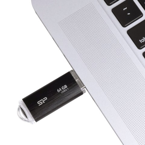 Silicon Power Pendrive Silicon Power Blaze B02 64GB USB 3.1 kolor czarny (SP064GBUF3B02V1K)