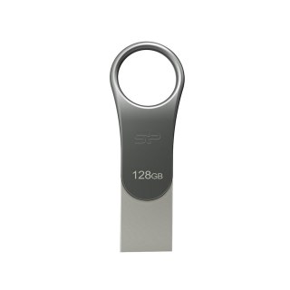 Silicon Power Pendrive Silicon Power Mobile C80 128GB Dual USB 3.1/Type-C Silver (SP128GBUC3C80V1S)