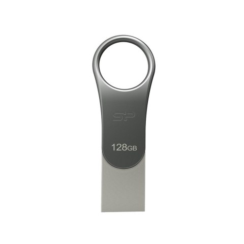 Silicon Power Pendrive Silicon Power Mobile C80 128GB Dual USB 3.1/Type-C Silver (SP128GBUC3C80V1S)