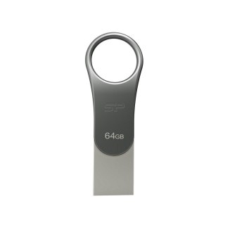 Silicon Power Pendrive Silicon Power Mobile C80 64GB Dual USB 3.1/Type-C Silver (SP064GBUC3C80V1S)