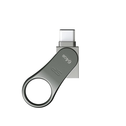 Silicon Power Pendrive Silicon Power Mobile C80 64GB Dual USB 3.1/Type-C Silver (SP064GBUC3C80V1S)
