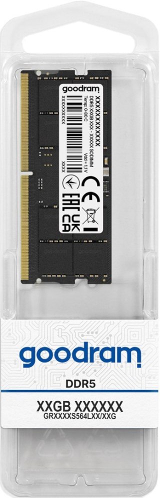 GoodRam GOODRAM SO-DIMM DDR5 16GB 4800MHz CL40 2048x8