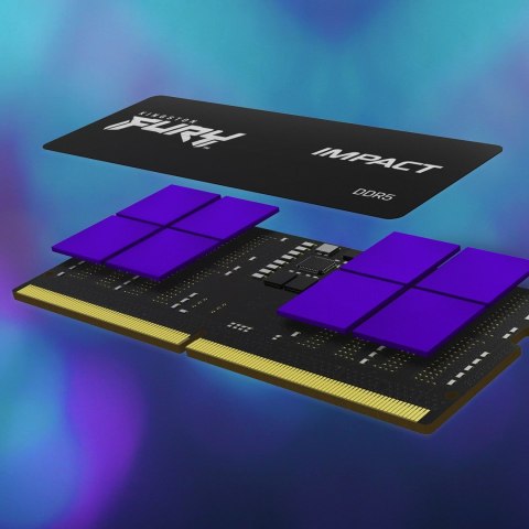 Kingston KINGSTON DDR5 SODIMM 64GB 5600Hz CL40 KITx2 FURY Impact PnP Kingston KINGSTON DDR5 SODIMM 64GB 5600Hz CL40 KITx2 FURY Impact PnP