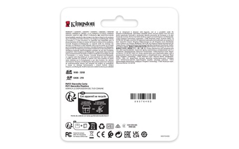 Kingston KINGSTON microSDXC Canvas 1TB React Plus UHS-II 280R/150W U3 V60 for Full HD/4K Kingston KINGSTON microSDXC Canvas 1TB React Plus UHS-II 280R/150W U3 V60 for Full HD/4K