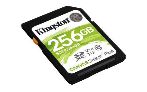 Kingston Karta pamięci Kingston Canvas Select Plus SDS2/256GB (256GB; Class U3, V30; Karta pamięci)