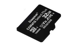 Kingston Karta pamięci z adapterem Kingston Canvas Select Plus SDCS2/32GB (32GB; Class 10, Class U1, V10; + adapter)