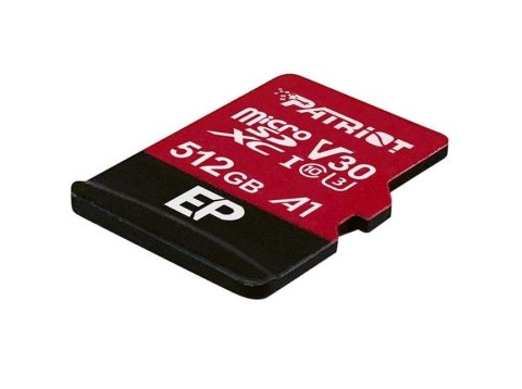 Patriot Memory Karta pamięci z adapterem Patriot Memory EP Pro PEF512GEP31MCX (512GB; Class 10, Class A1, Class U3, V30; Adapter, Karta pamięci