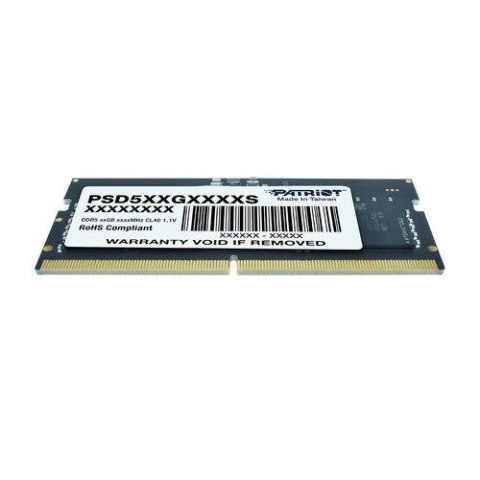 Patriot Memory PATRIOT SIGNATURE SO-DIMM DDR5 16GB 5600MHz 1 Rank Patriot Memory PATRIOT SIGNATURE SO-DIMM DDR5 16GB 5600MHz 1 Rank