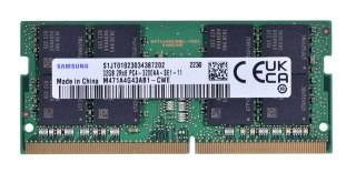 Samsung SemiConductor Samsung SO-DIMM 32GB DDR4 2Rx8 3200MHz PC4-25600 M471A4G43AB1-CWE