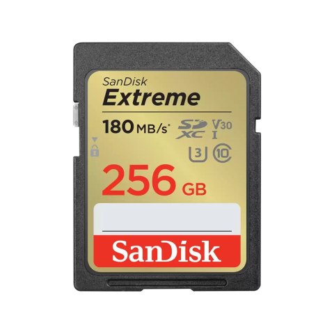 SanDisk SANDISK EXTREME SDXC 256GB 180/130 MB/s A2 SanDisk SANDISK EXTREME SDXC 256GB 180/130 MB/s A2