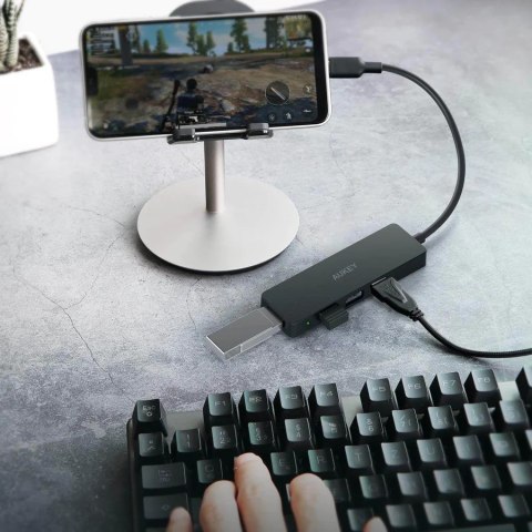 AUKEY AUKEY CB-C64 HUB USB-C SLIM 4XUSB 3.1 5GBPS OTB