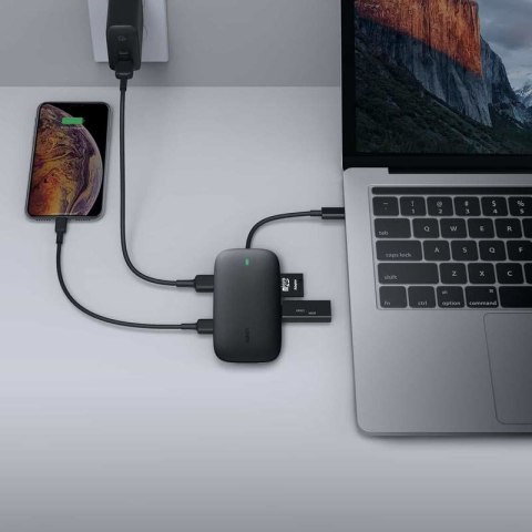 AUKEY AUKEY HUB USB C CB-C71 8W1 RJ45 HDMI 4K PD 100W
