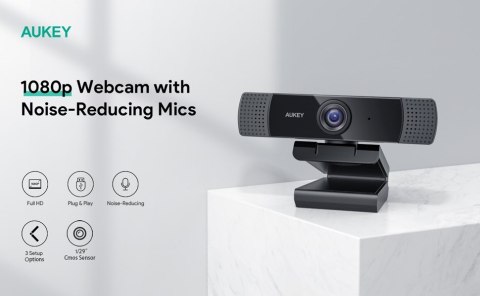 AUKEY AUKEY PC-LM1E KAMERA INTERNETOWA FULL HD 1920X1080 AUKEY AUKEY PC-LM1E KAMERA INTERNETOWA FULL HD 1920X1080
