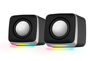Esperanza ESPERANZA GŁOŚNIKI 2.0 USB LED RAINBOW AMBIENT EGS108