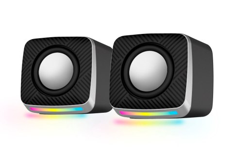 Esperanza ESPERANZA GŁOŚNIKI 2.0 USB LED RAINBOW AMBIENT EGS108