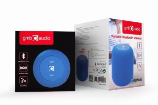 GEMBIRD GEMBIRD PRZENOŚNY GŁOŚNIK BLUETOOTH SPK-BT-15-B RMS 5W, WBUDOWANY MIKROFON, KOLOR NIEBIESKI, USB, AUX, MICROSD