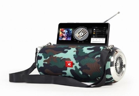 GEMBIRD GEMBIRD PRZENOŚNY GŁOŚNIK BLUETOOTH SPK-BT-17-CM FM-RADIO, WBUDOWANY MIKROFON, WZÓR MORO, USB, AUX, MICROSD