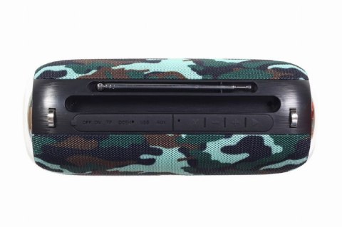 GEMBIRD GEMBIRD PRZENOŚNY GŁOŚNIK BLUETOOTH SPK-BT-17-CM FM-RADIO, WBUDOWANY MIKROFON, WZÓR MORO, USB, AUX, MICROSD