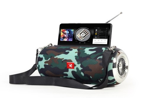 GEMBIRD GEMBIRD PRZENOŚNY GŁOŚNIK BLUETOOTH SPK-BT-17-CM FM-RADIO, WBUDOWANY MIKROFON, WZÓR MORO, USB, AUX, MICROSD