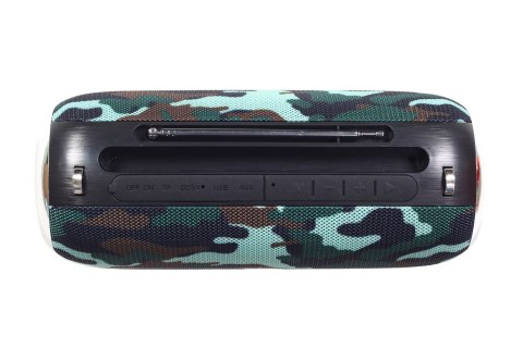 GEMBIRD GEMBIRD PRZENOŚNY GŁOŚNIK BLUETOOTH SPK-BT-17-CM FM-RADIO, WBUDOWANY MIKROFON, WZÓR MORO, USB, AUX, MICROSD