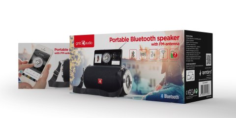 GEMBIRD GEMBIRD PRZENOŚNY GŁOŚNIK BLUETOOTH SPK-BT-17 FM-RADIO, WBUDOWANY MIKROFON, KOLOR CZARNY, USB, AUX, MICROSD GEMBIRD GEMBIRD PRZENOŚNY GŁOŚNIK BLUETOOTH SPK-BT-17 FM-RADIO, WBUDOWANY MIKROFON, KOLOR CZARNY, USB, AUX, MICROSD