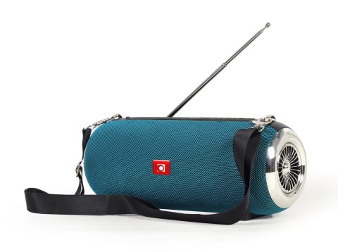 GEMBIRD GEMBIRD PRZENOŚNY GŁOŚNIK BLUETOOTH SPK-BT-17-G FM-RADIO, WBUDOWANY MIKROFON, KOLOR ZIELONY, USB, AUX, MICROSD