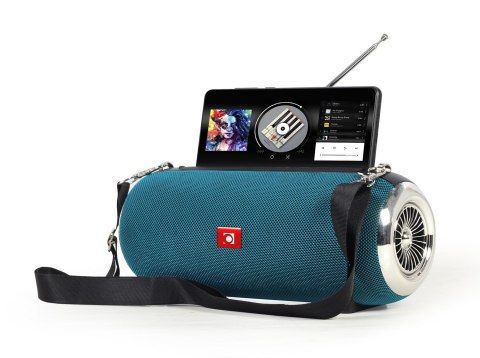 GEMBIRD GEMBIRD PRZENOŚNY GŁOŚNIK BLUETOOTH SPK-BT-17-G FM-RADIO, WBUDOWANY MIKROFON, KOLOR ZIELONY, USB, AUX, MICROSD