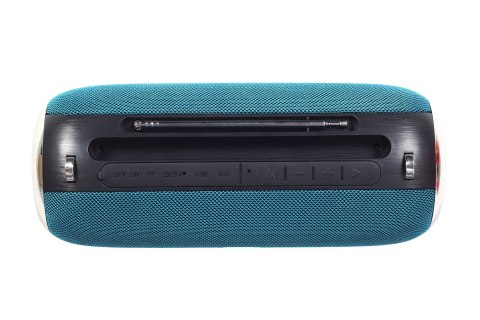 GEMBIRD GEMBIRD PRZENOŚNY GŁOŚNIK BLUETOOTH SPK-BT-17-G FM-RADIO, WBUDOWANY MIKROFON, KOLOR ZIELONY, USB, AUX, MICROSD