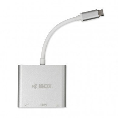 IBOX Adapter IBOX IUH3CFT1 (kolor srebrny) IBOX Adapter IBOX IUH3CFT1 (kolor srebrny)