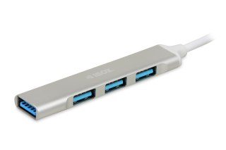 IBOX HUB I-BOX 4-PORTOWY USB3.0 + USB 2.0, SLIM