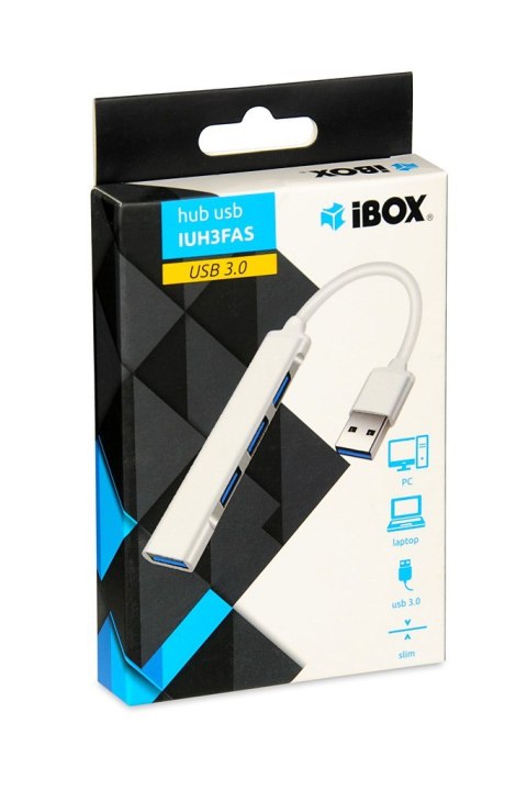 IBOX HUB I-BOX 4-PORTOWY USB3.0 + USB 2.0, SLIM IBOX HUB I-BOX 4-PORTOWY USB3.0 + USB 2.0, SLIM