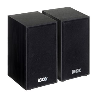 IBOX Zestaw głośników IBOX IGLSP1B (2.0; ciemne drewno)