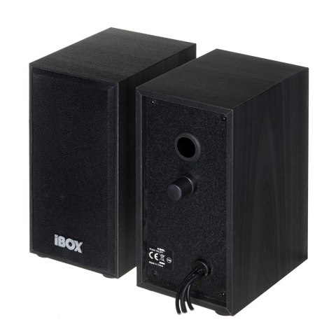 IBOX Zestaw głośników IBOX IGLSP1B (2.0; ciemne drewno)