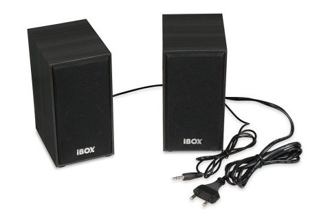 IBOX Zestaw głośników IBOX IGLSP1B (2.0; ciemne drewno)