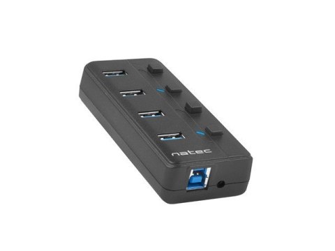 NATEC Hub NATEC Mantis 2 NHU-1557 (4x USB 3.0; kolor czarny) NATEC Hub NATEC Mantis 2 NHU-1557 (4x USB 3.0; kolor czarny)