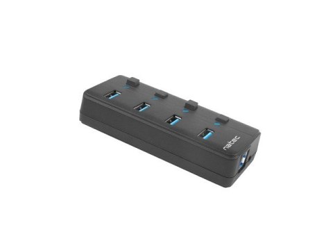 NATEC Hub NATEC Mantis 2 NHU-1557 (4x USB 3.0; kolor czarny) NATEC Hub NATEC Mantis 2 NHU-1557 (4x USB 3.0; kolor czarny)