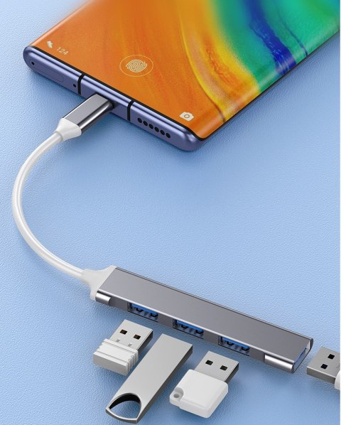 VAKOSS VAKOSS HUB USB-C TC-4125X 1XUSB 3.0 3XUSB 2.0