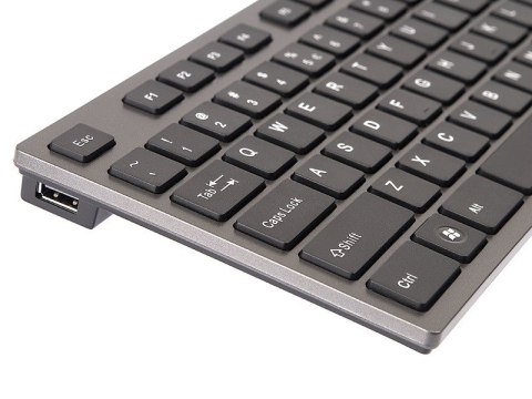 A4 TECH Klawiatura membranowa A4 TECH KV-300H A4TKLA39976 (USB 2.0; (US); kolor czarny)