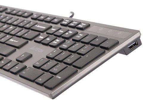 A4 TECH Klawiatura membranowa A4 TECH KV-300H A4TKLA39976 (USB 2.0; (US); kolor czarny)