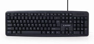 GEMBIRD Klawiatura GEMBIRD KB-U-103-RU (USB 2.0; (US); kolor czarny)